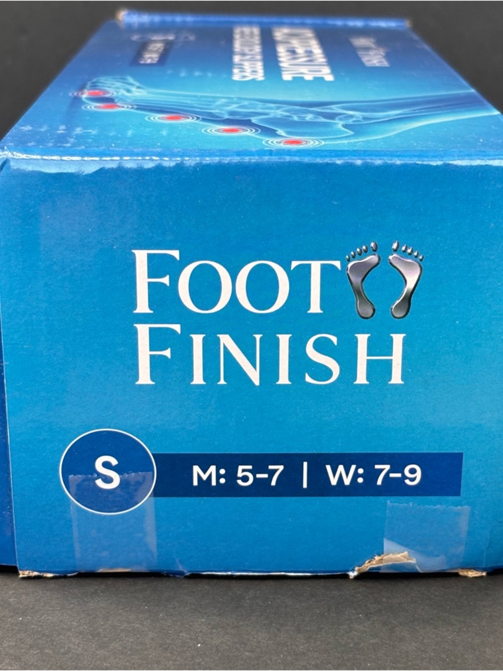 FOOT FINISH Acupressure Foot Massage Slippers Shoes Sandals, M 5-7 W 7-9 - Picture 5 of 10